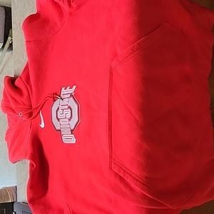 Nike Ohio State pull over hoodie, size medium.